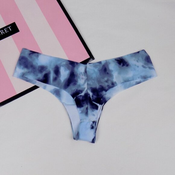 nwt!! no show seamless thong tie dye ombre clouds - Picture 2 of 3